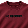 COMPA CREWNECK VINO/BORGOÑA - SUDADERA CUELLO REDONDO