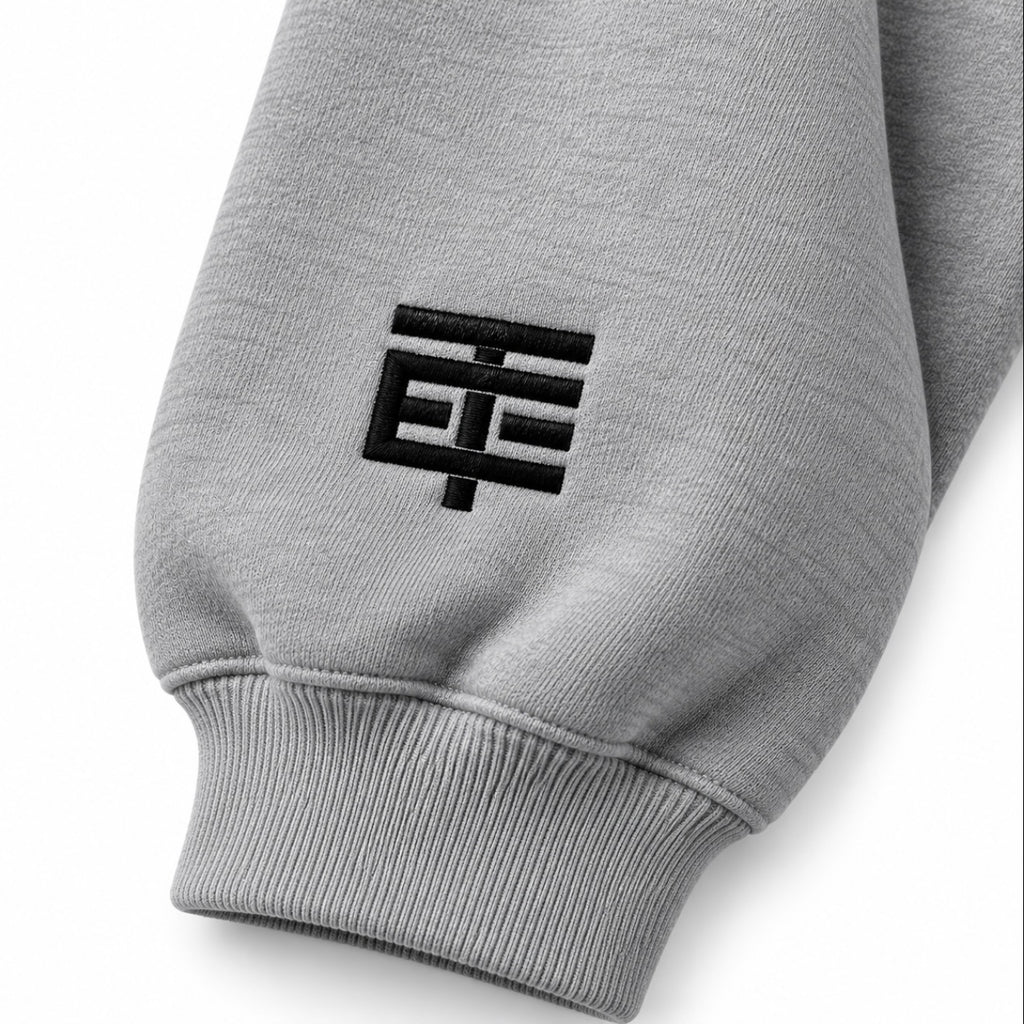 COMPA CREWNECK GRIS - SUDADERA CUELLO REDONDO