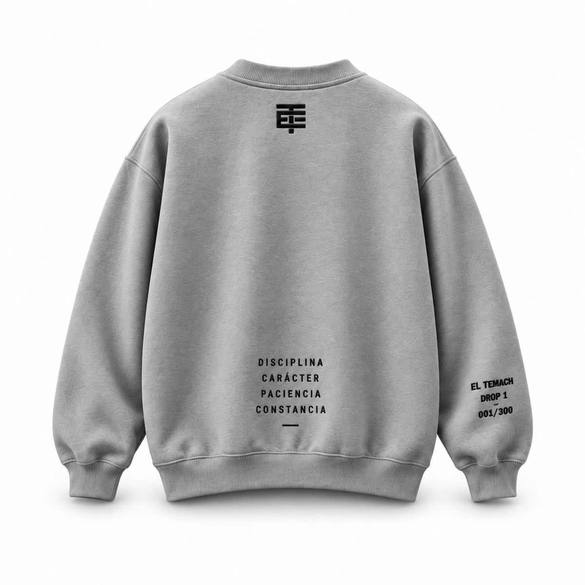 COMPA CREWNECK GRIS - SUDADERA CUELLO REDONDO