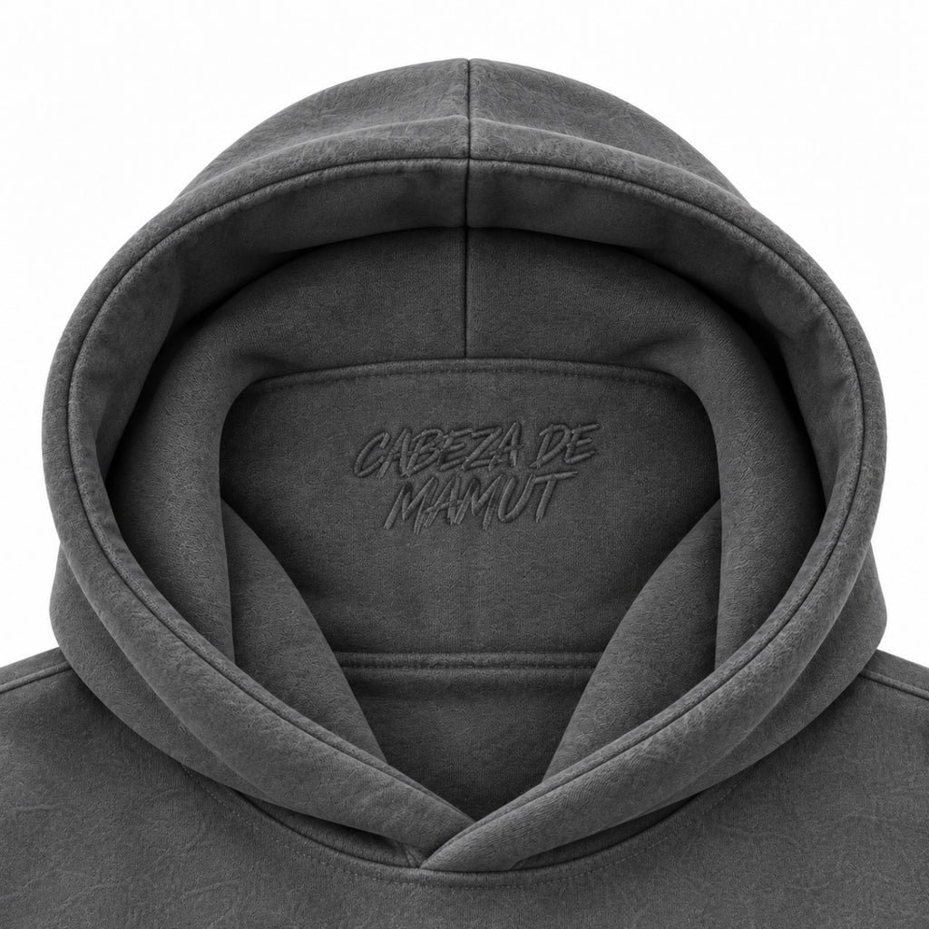ARMOR HOODIE GRIS OXFORD - SUDADERA CON CAPUCHA